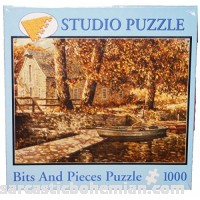 Studio Puzzle Bits and Pieces Pond at Grist Mill 1000 Piece Puzzle  B00FI7UEZQ